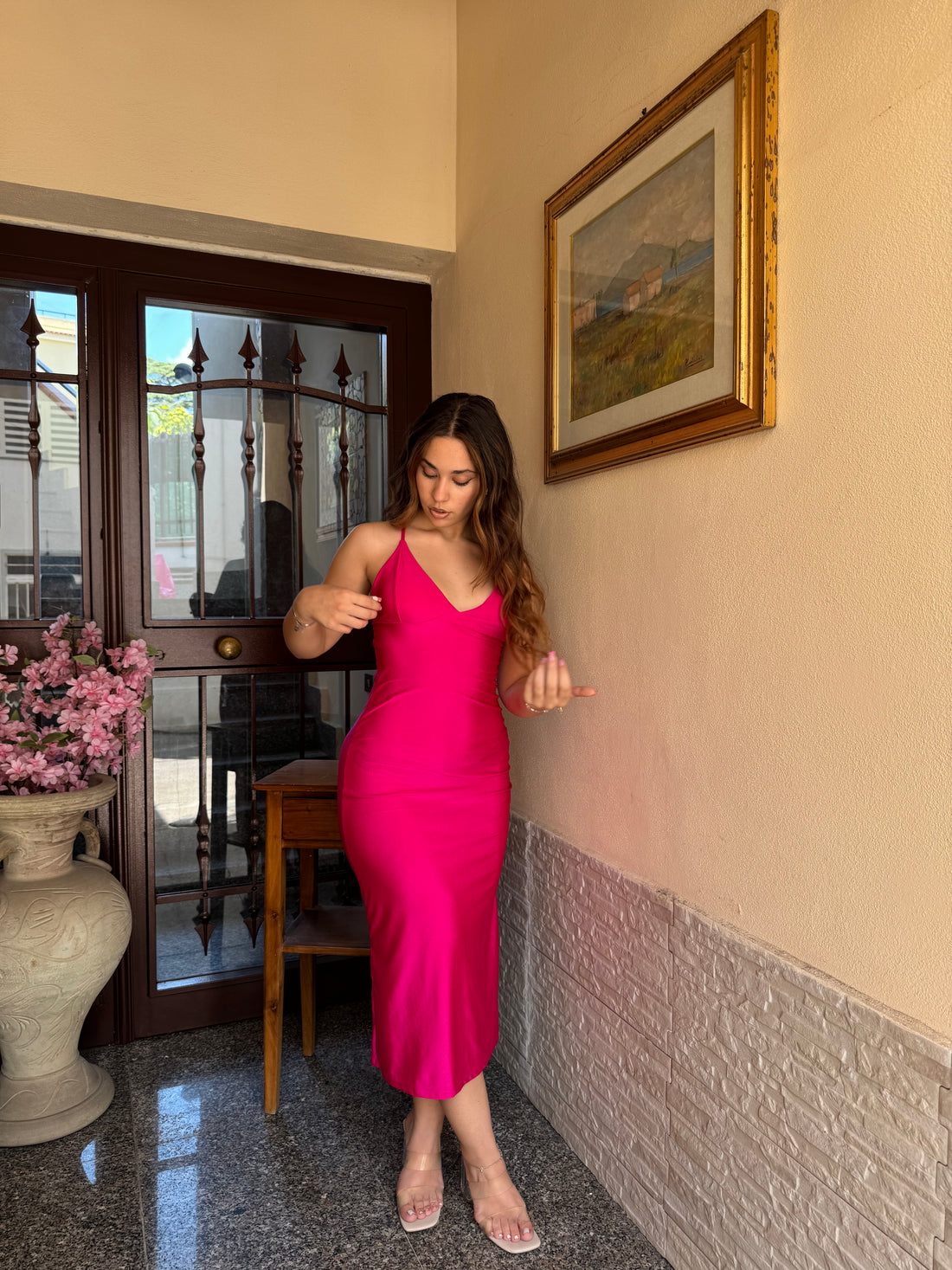 Vestito Kendal fucsia