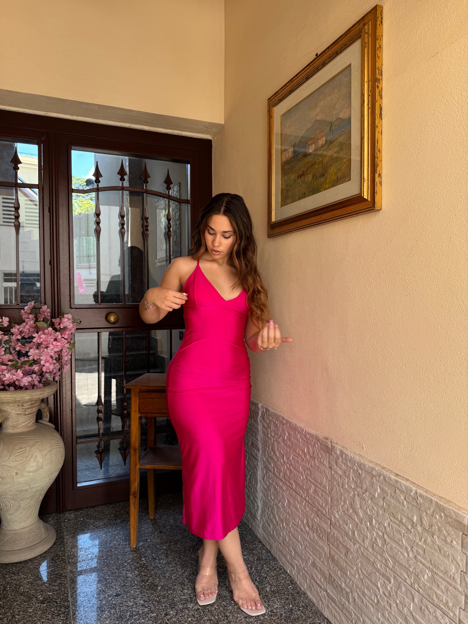 Vestito Kendal fucsia