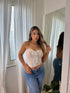 Corsetto pizzo bianco - Wonderstyle