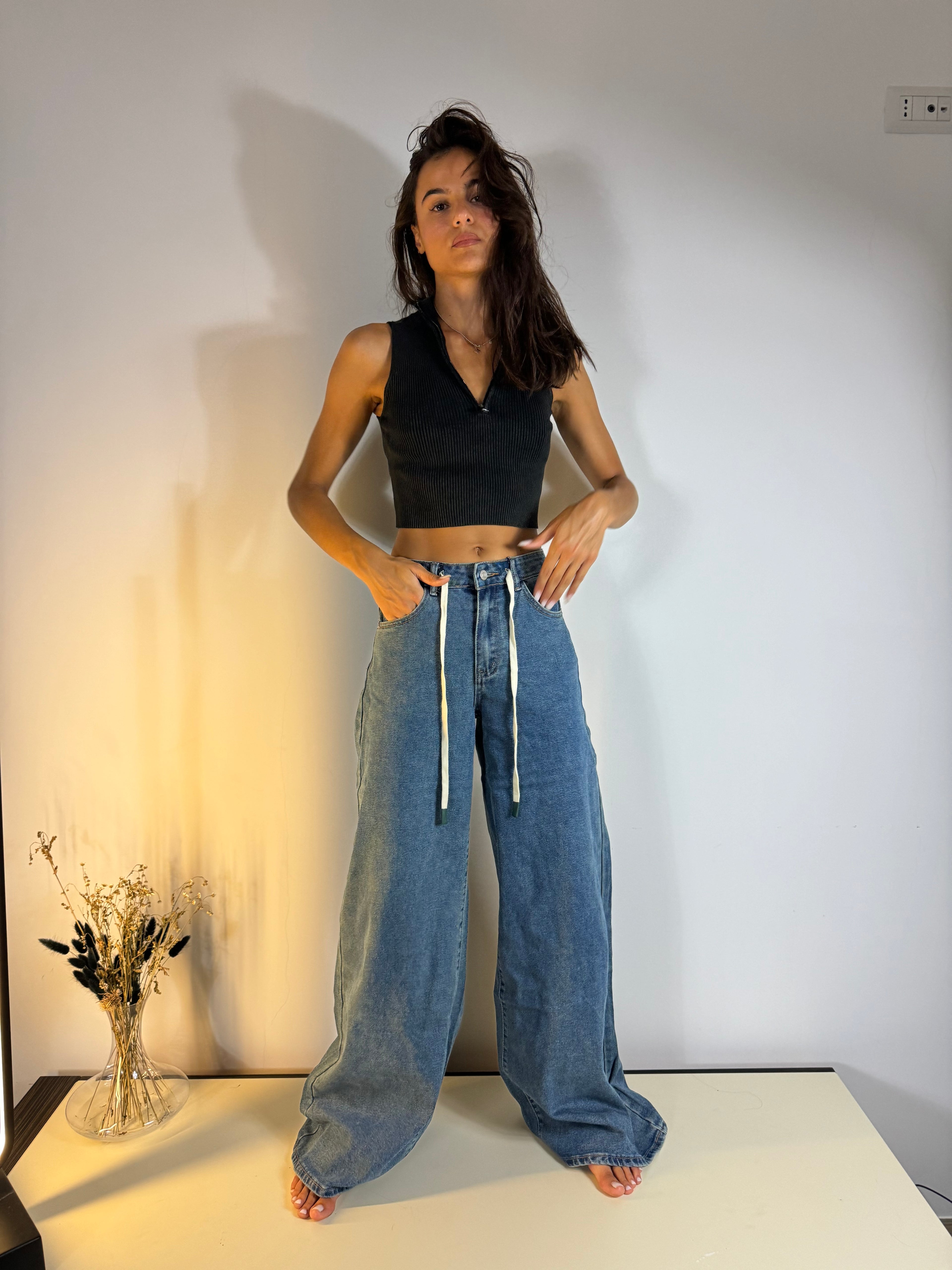 Jeans laccio