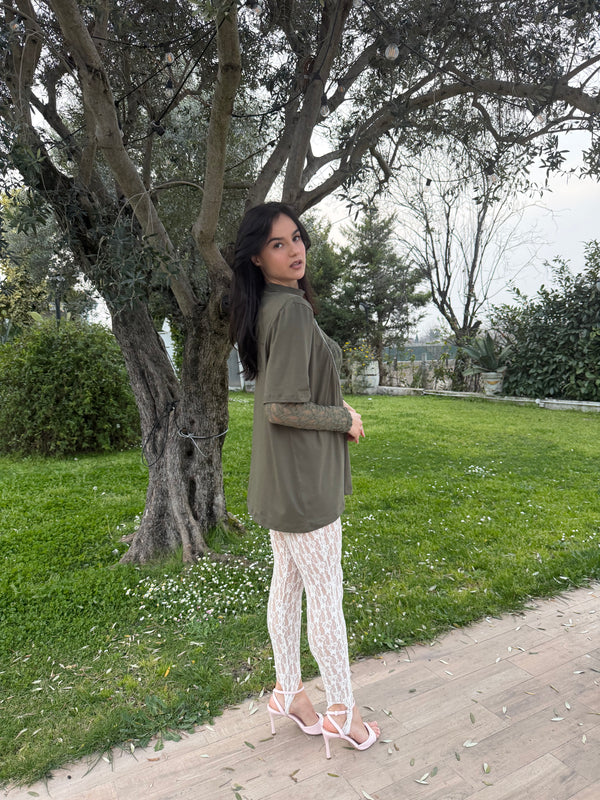Leggings pizzo
