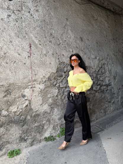 Cardigan Giallo