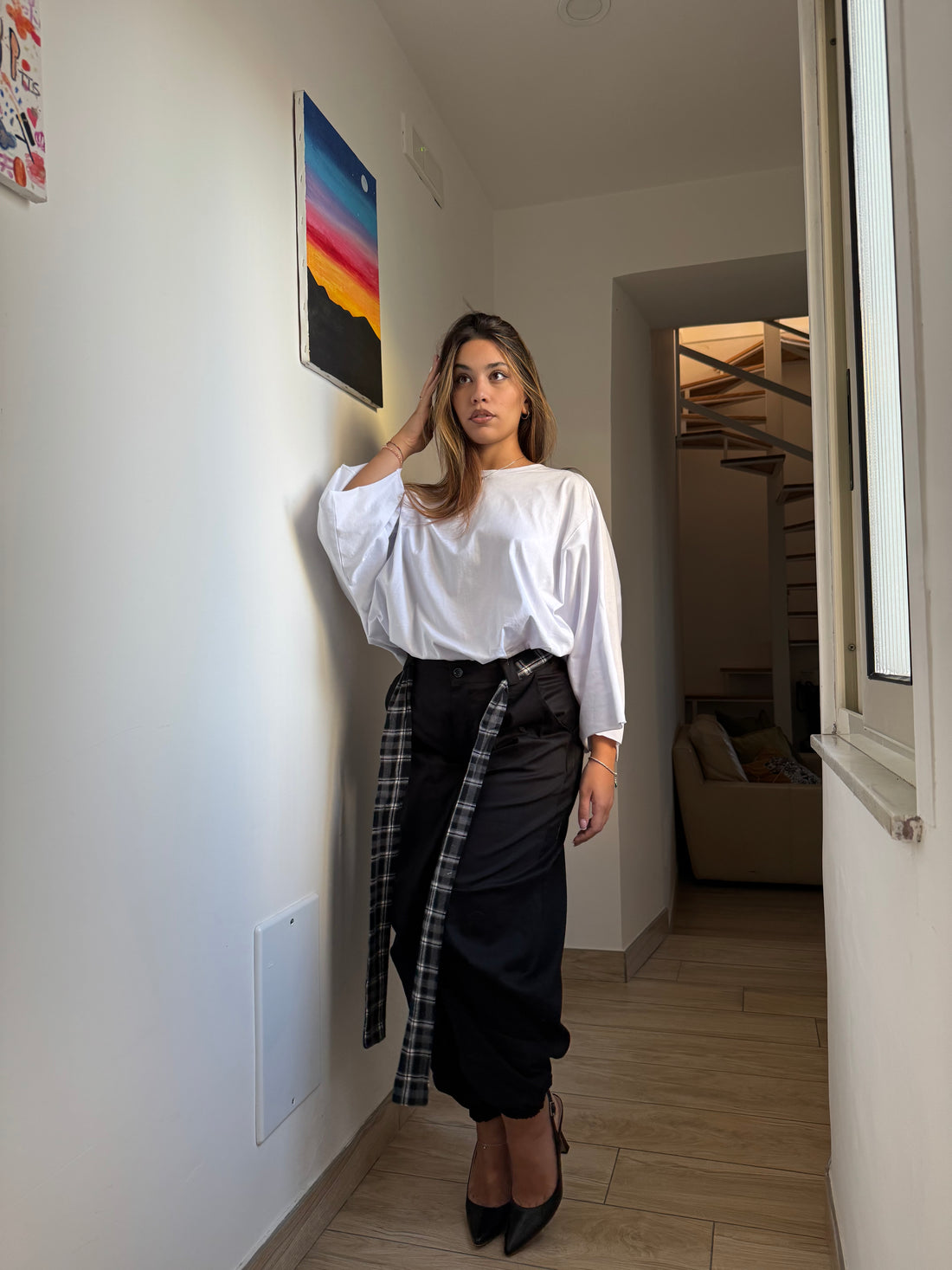 T-shirt NewYork Bianca