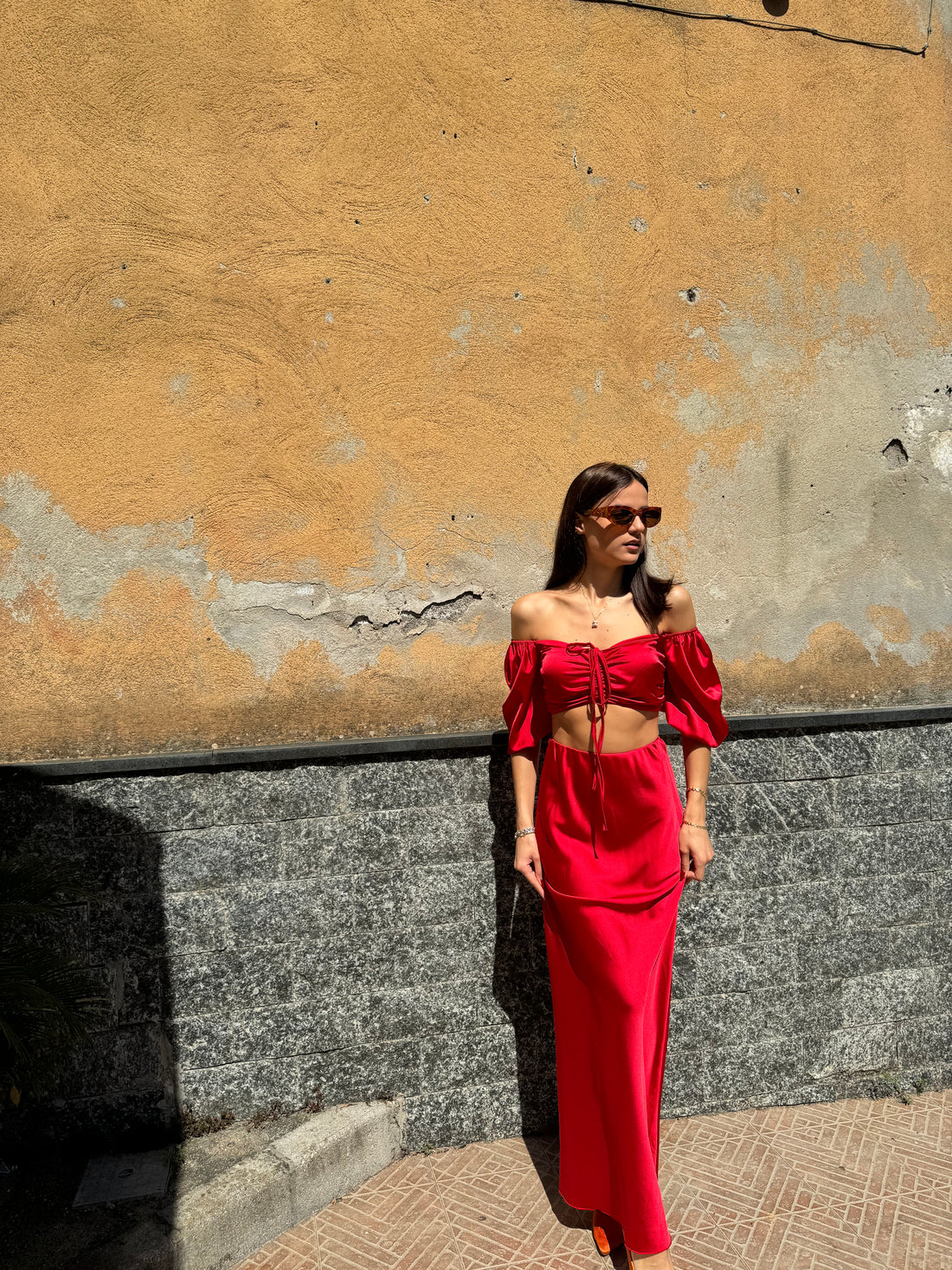 Coordinato rosso Princess