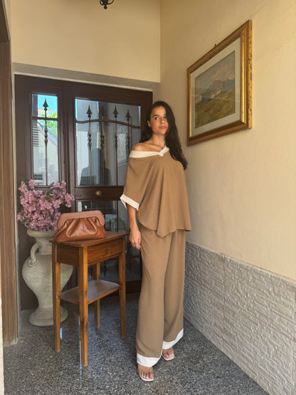 Coordinato comfy marrone
