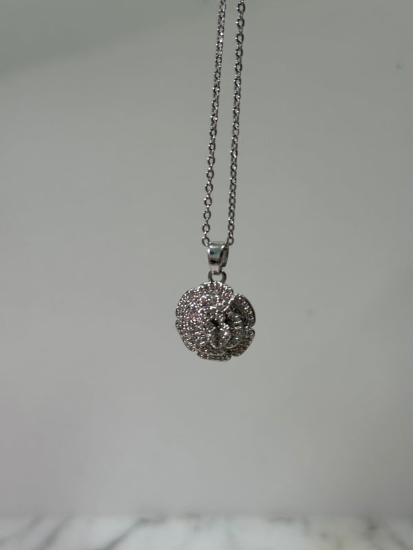 Collana rosa argento - Wonderstyle