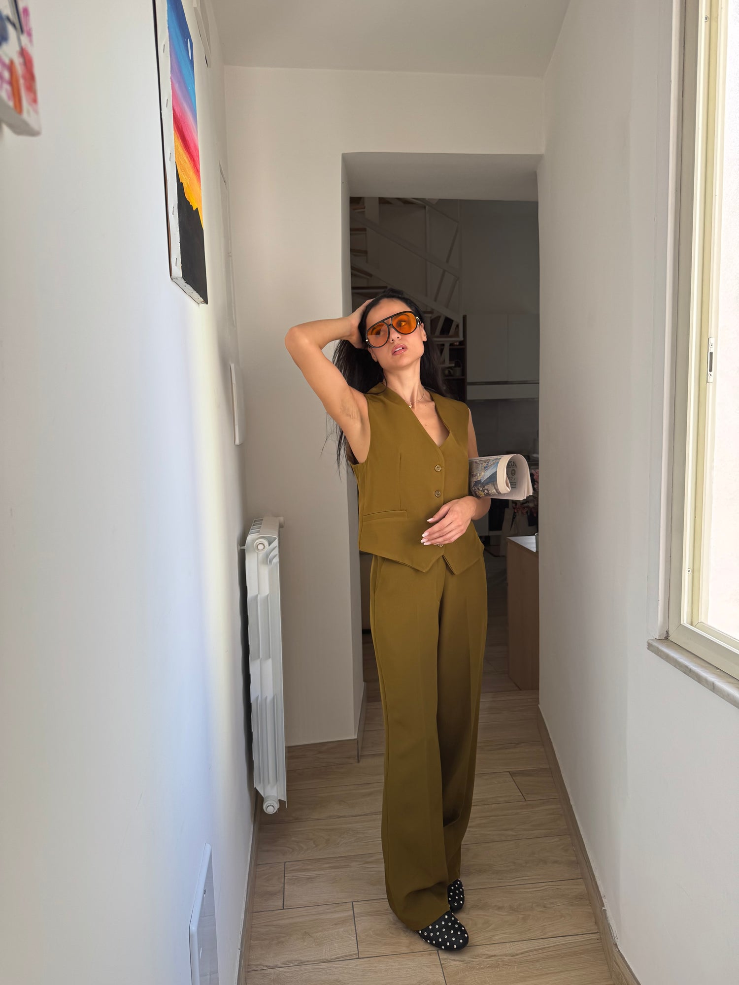 Tailleur Office oliva