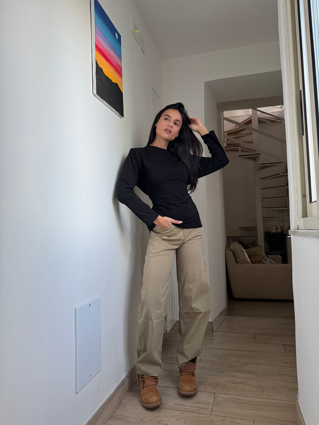 Pantalone Ball Beige