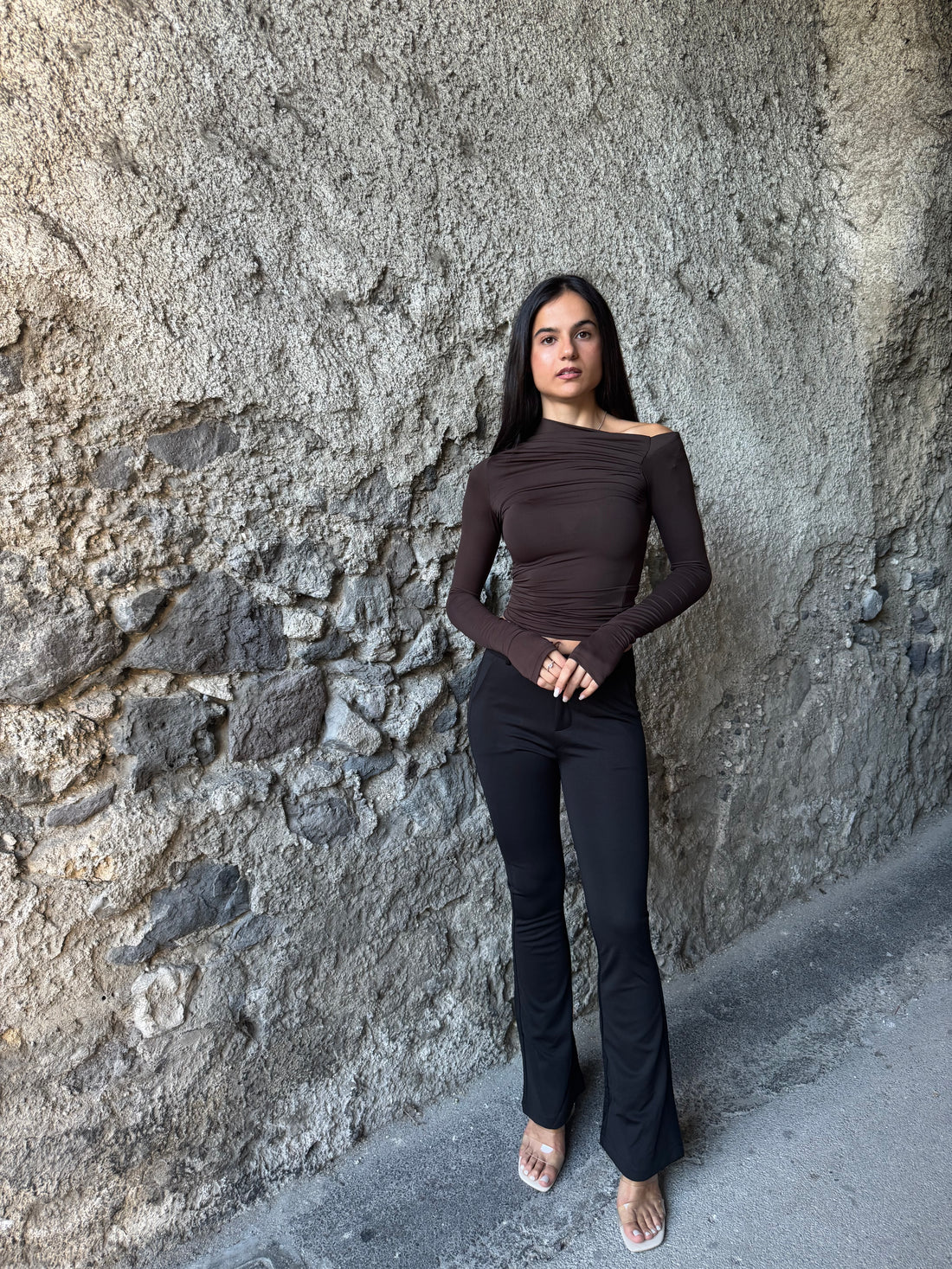 Maglia Kim marrone