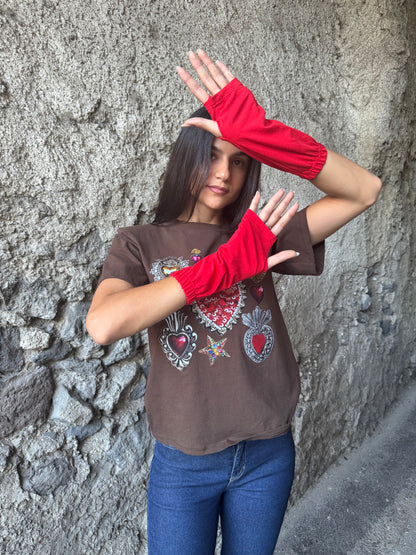 T-shirt cuore sacro