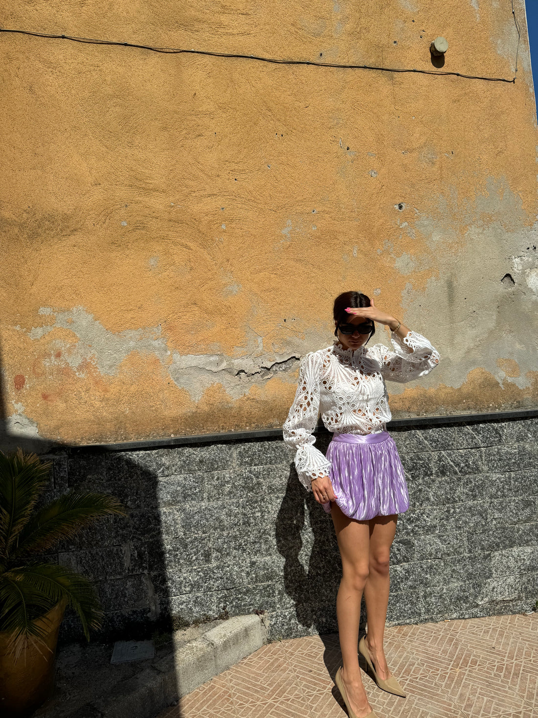 Pantaloncino palloncino viola - Wonderstyle