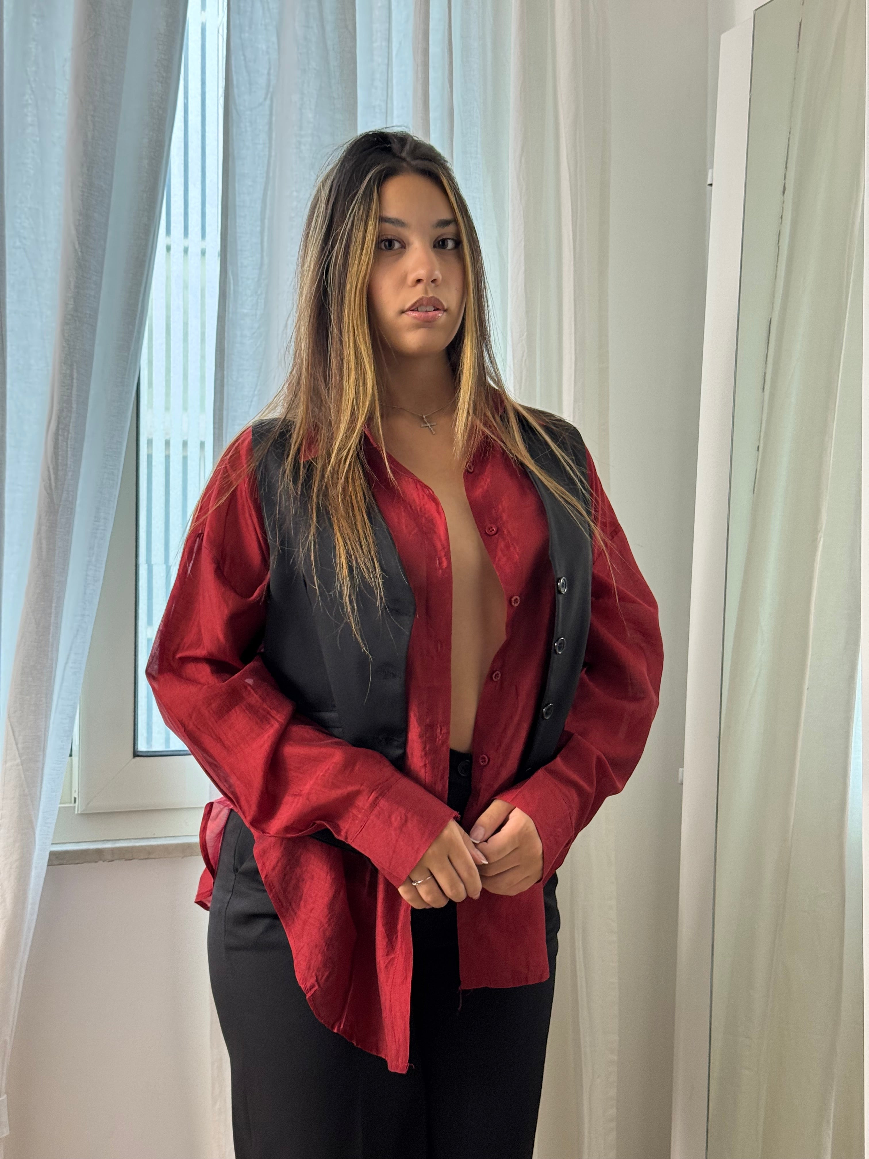 Camicia Bordeaux - Wonderstyle