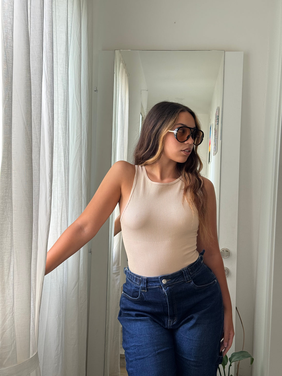 Body costine beige - Wonderstyle