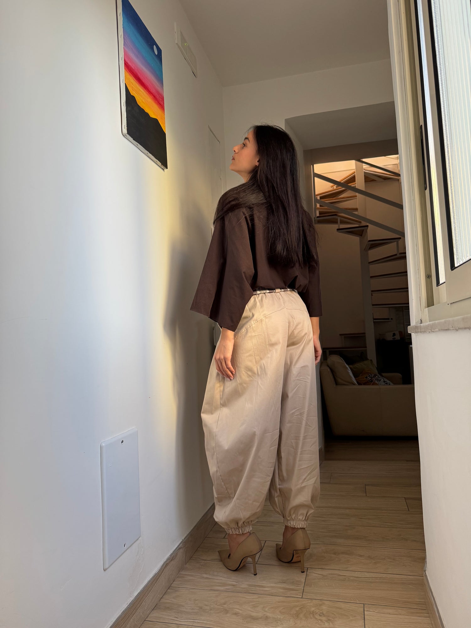 Pantalone Swiss Beige
