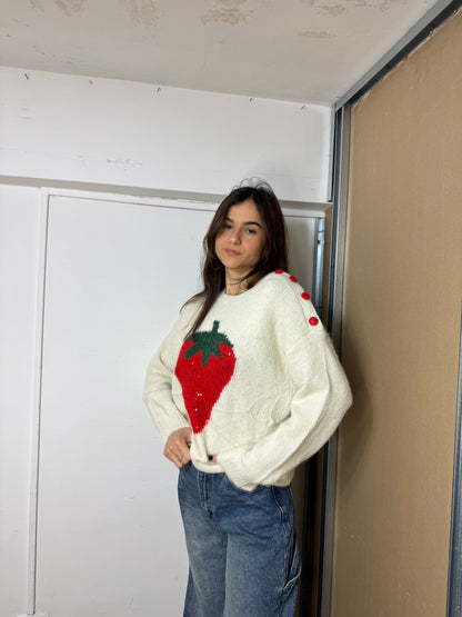 Maglione fragola