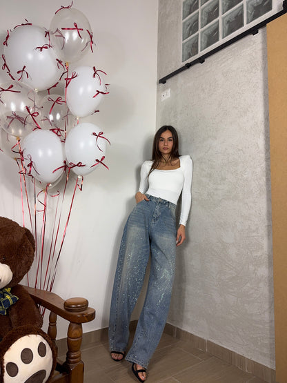 Jeans balloon shine