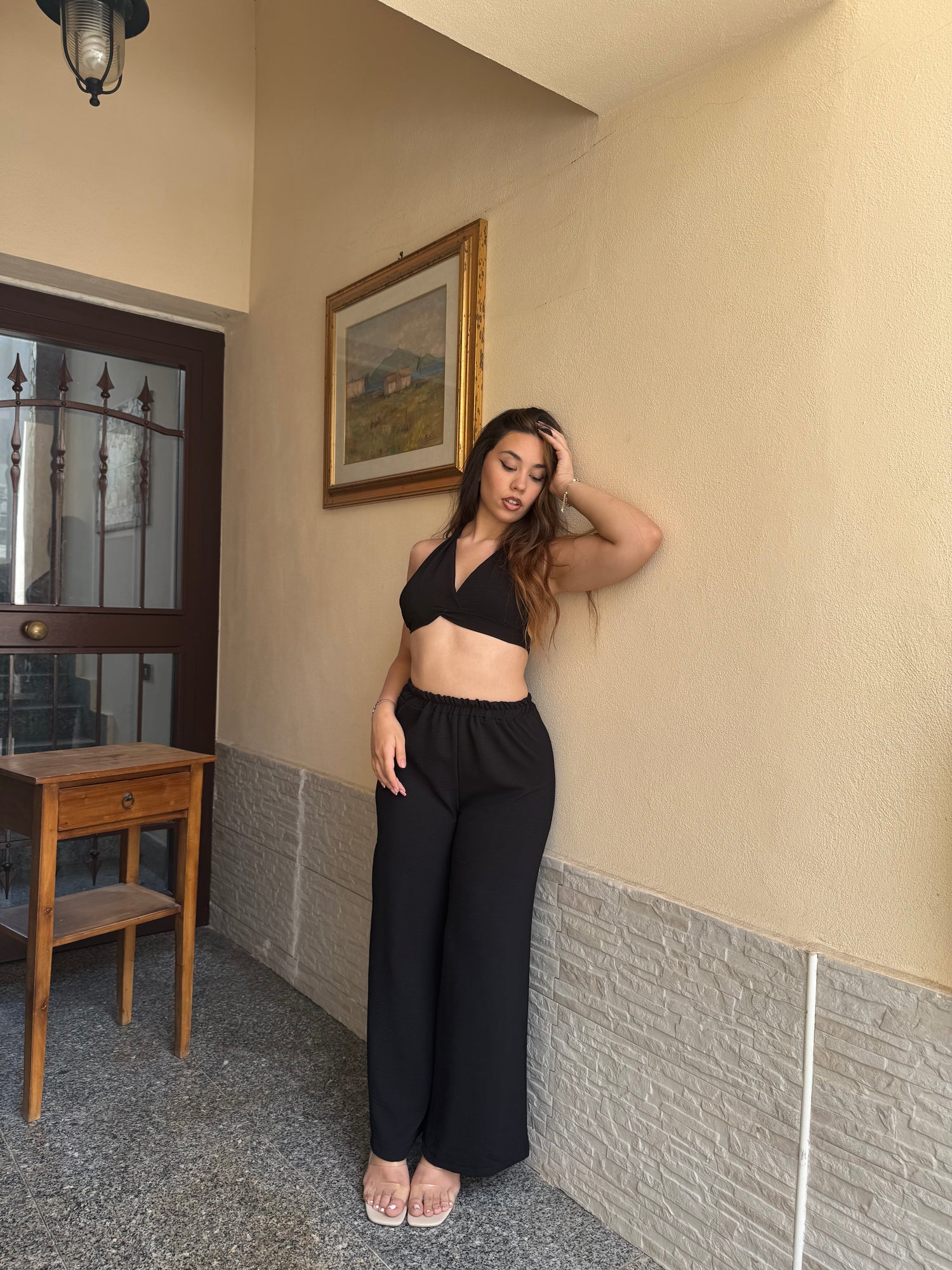 Coordinato Beach nero