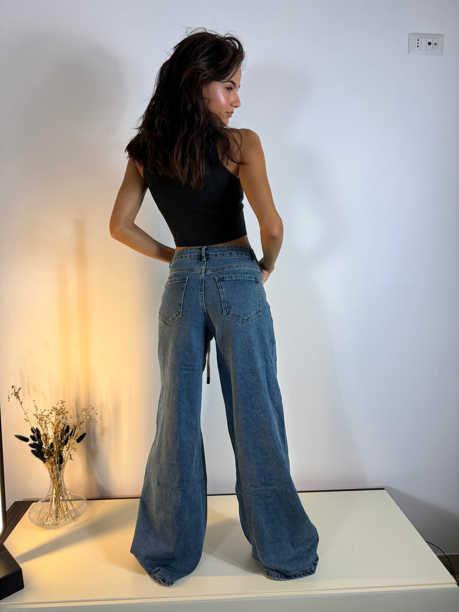 Jeans laccio