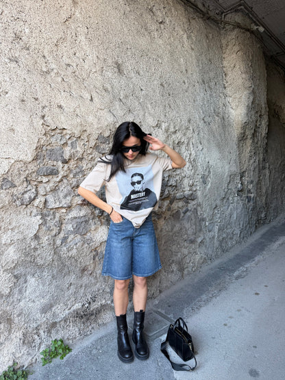 T-shirt over