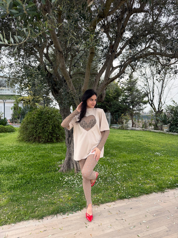 Leggings pizzo