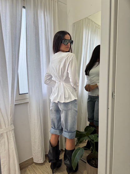 Maglia gancio bianca - Wonderstyle