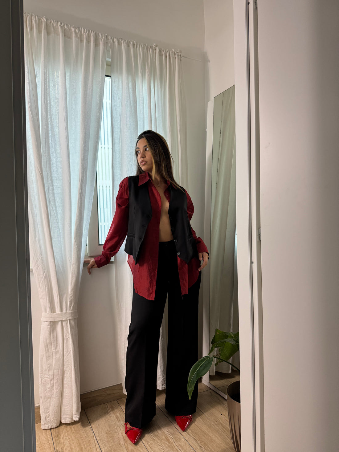 Camicia Bordeaux - Wonderstyle