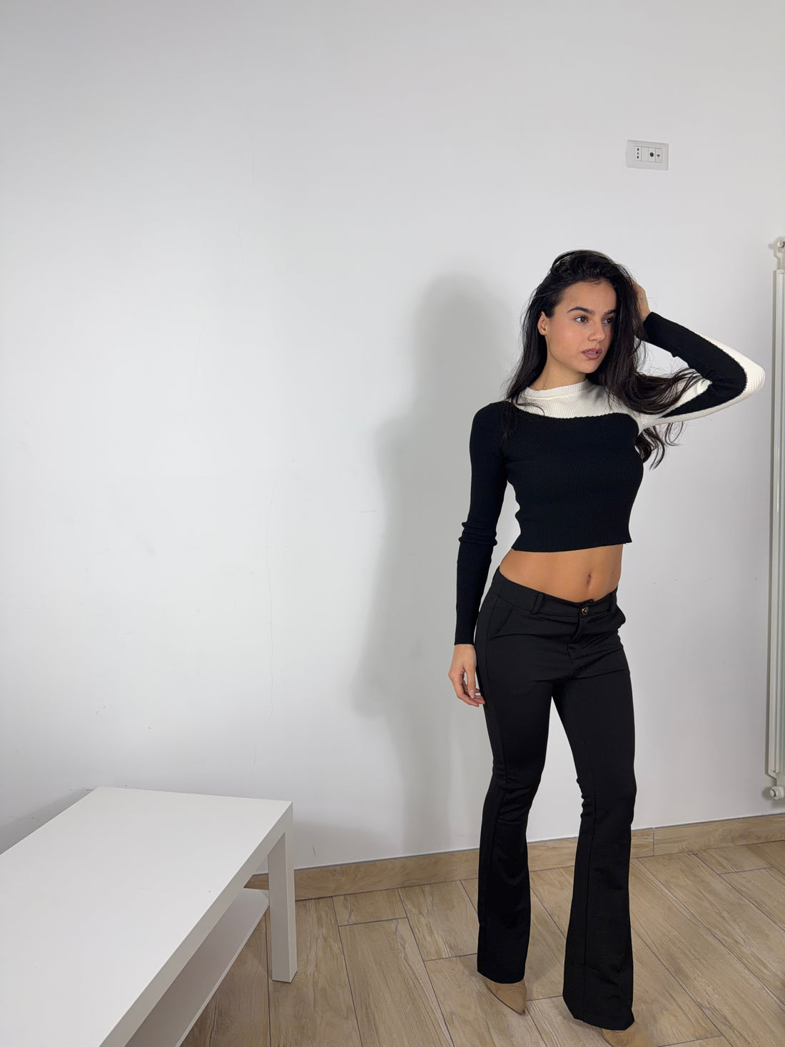 Maglione crop Double