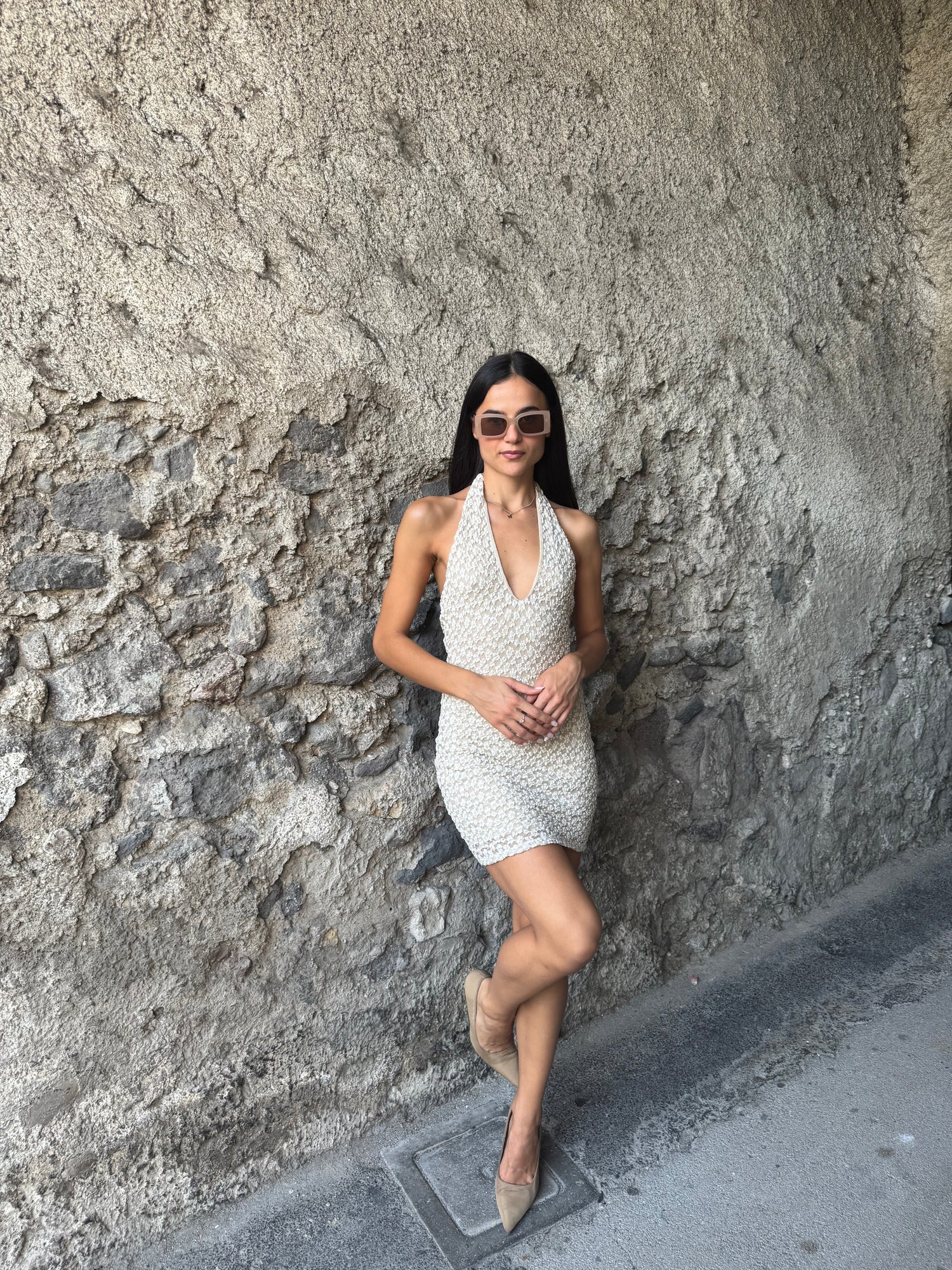 Vestito Marina beige - Wonderstyle