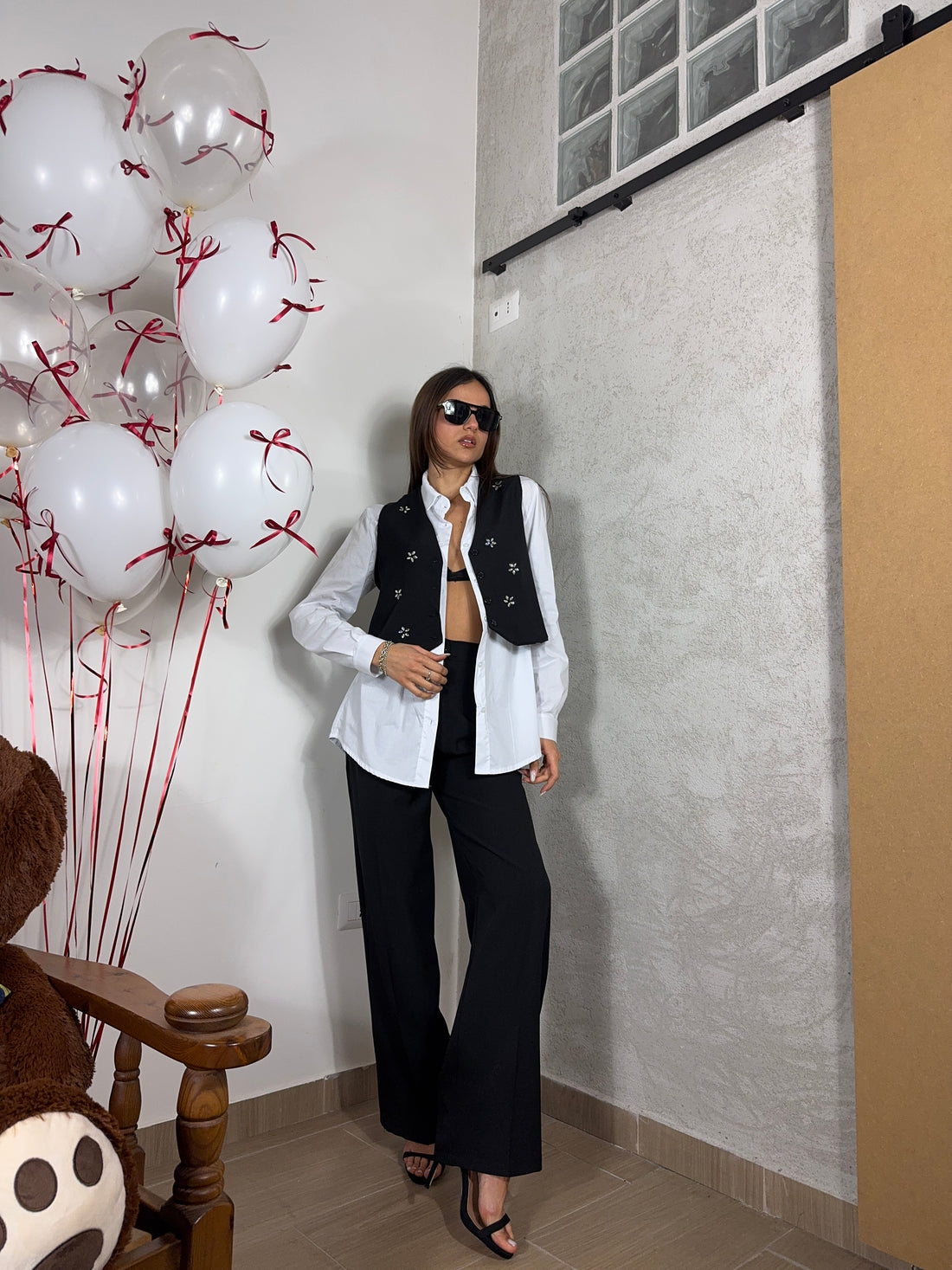 Occhiali aviator neri - Wonderstyle