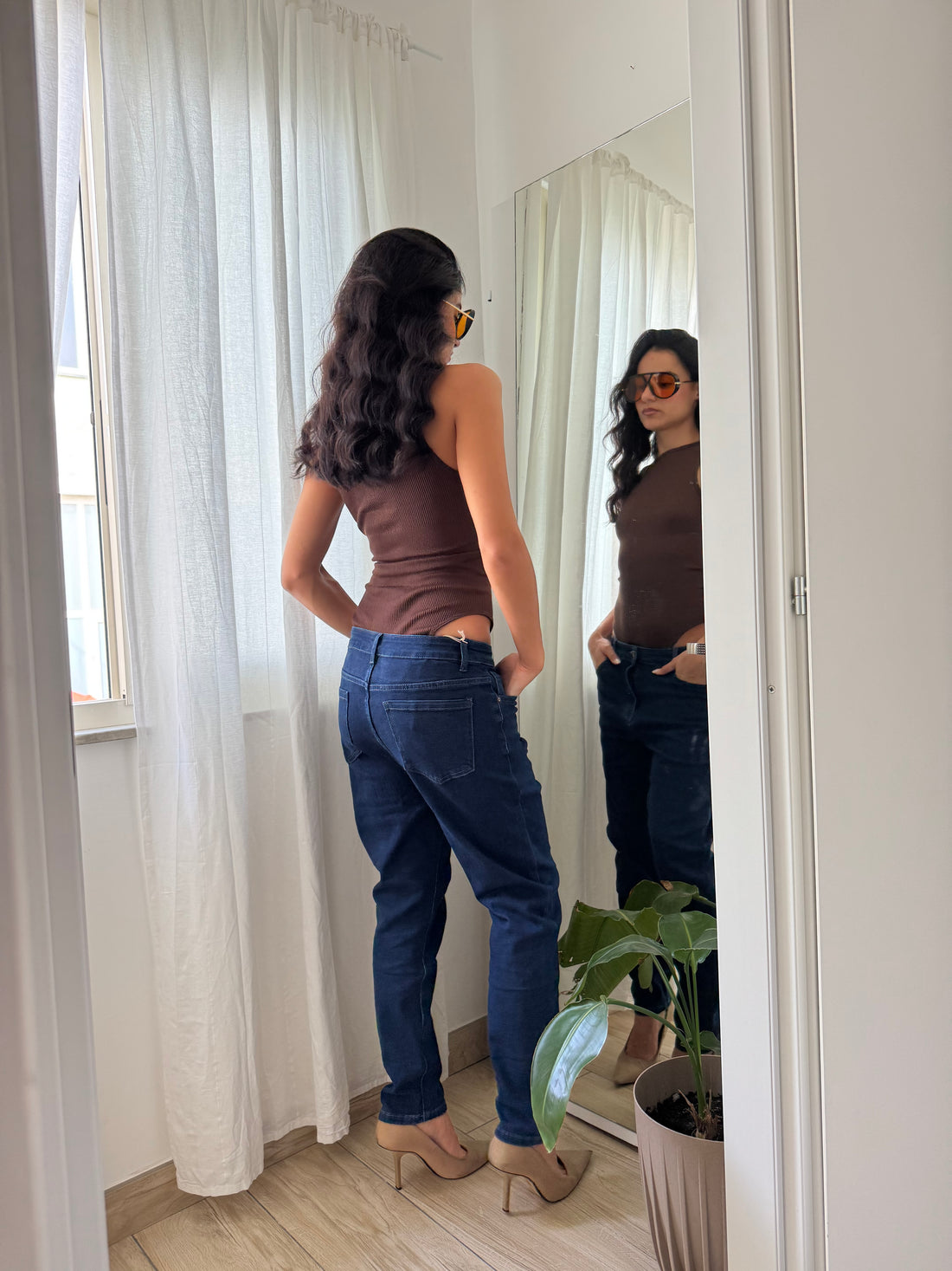 Body costine marrone - Wonderstyle