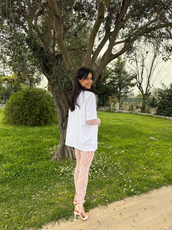 Leggings pizzo