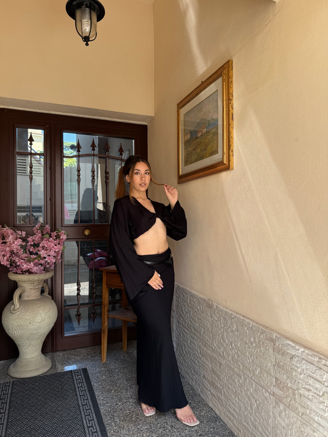 Coordinato Linen nero