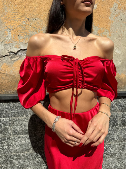 Coordinato rosso Princess