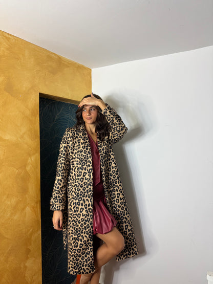 Cappotto leopardato