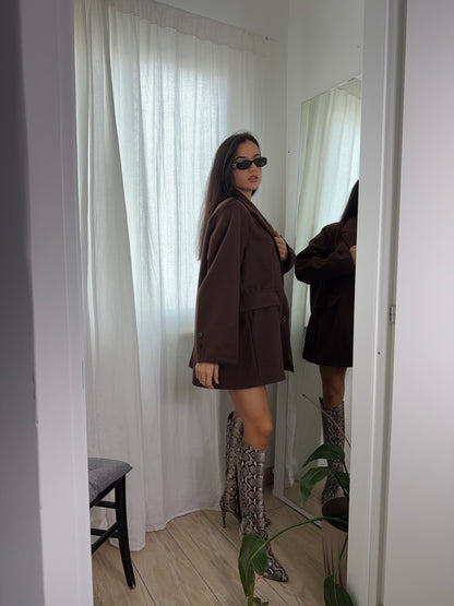 Giacca Cappotto Marrone