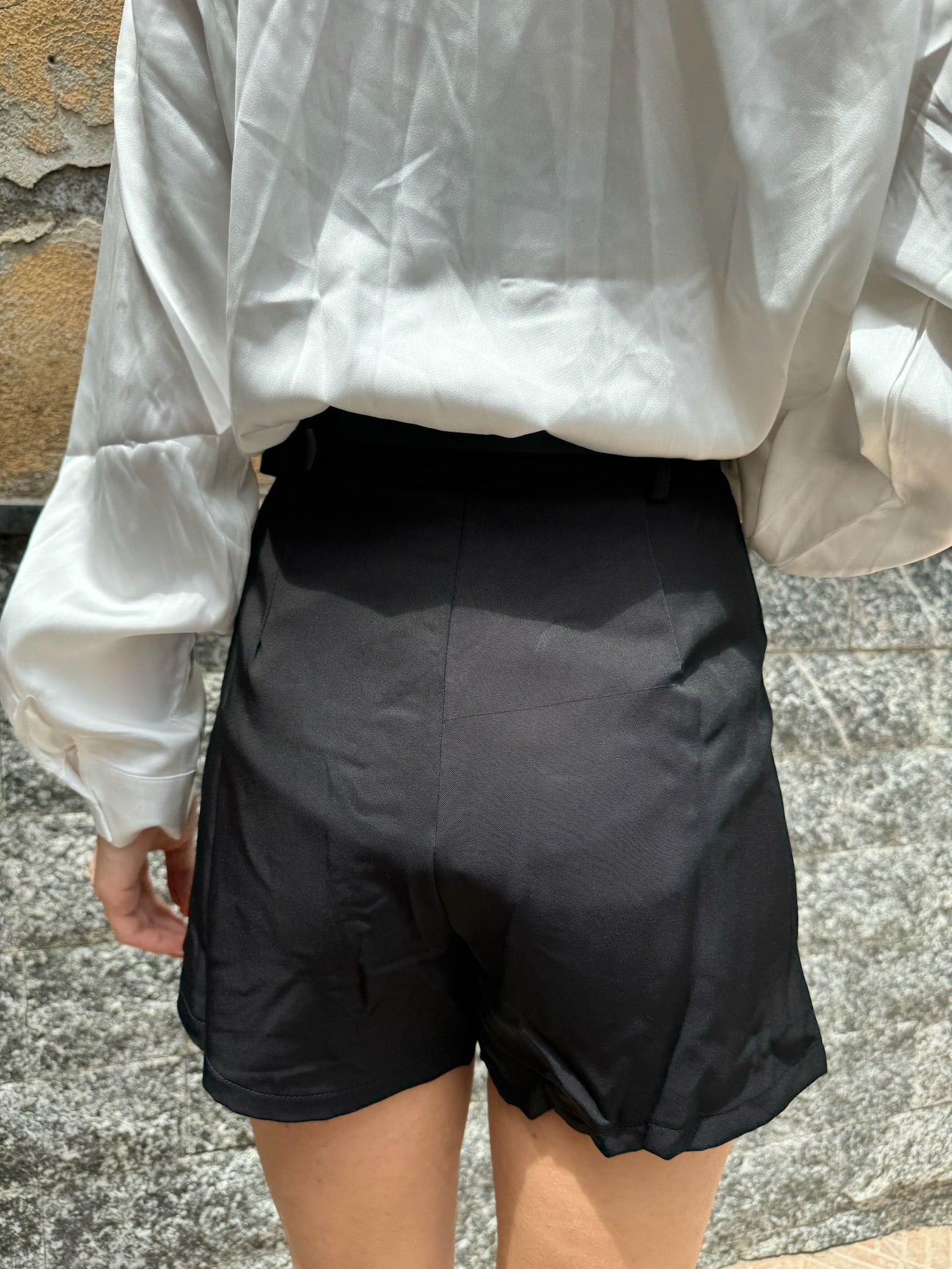 Pantaloncini eleganti neri