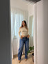 Maglia asimmetrica beige - Wonderstyle