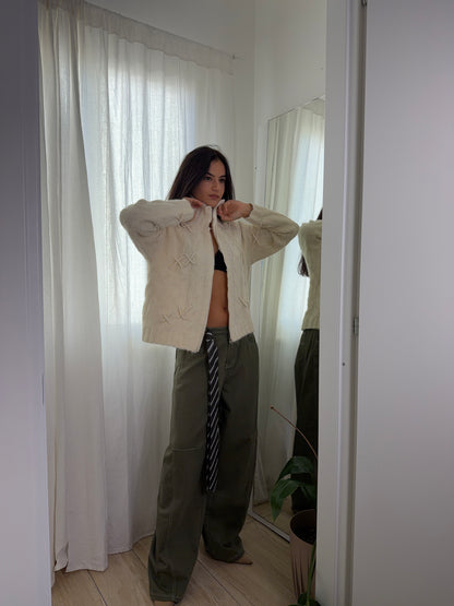 Maglione Cross panna