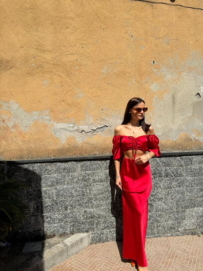 Coordinato rosso Princess