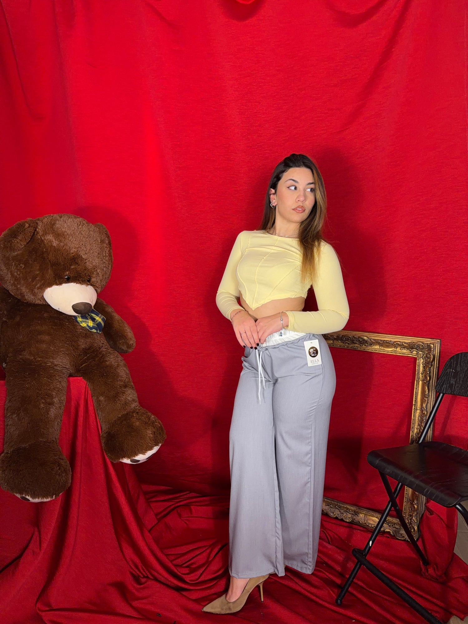 Pantalone Design Grigio