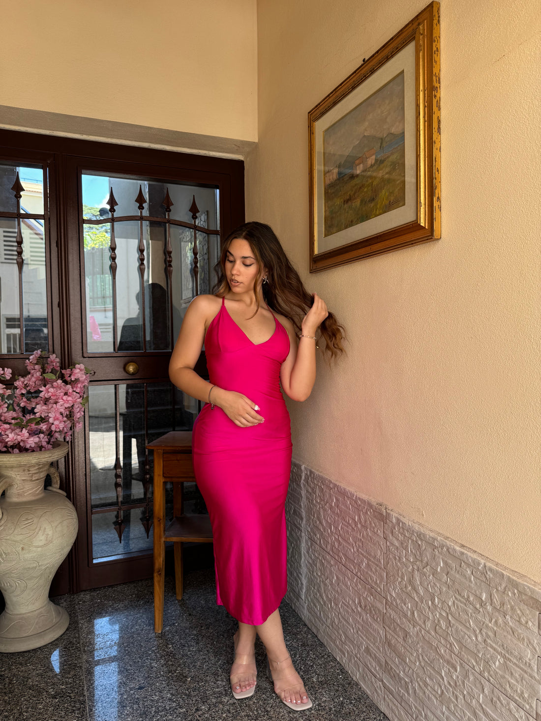 Vestito Kendal fucsia