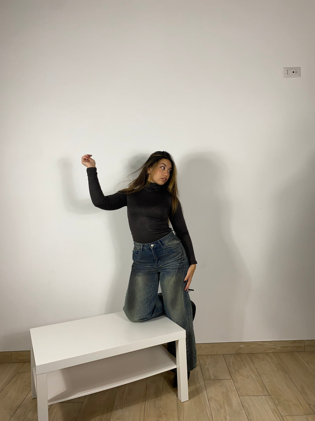 Body burlesco marrone