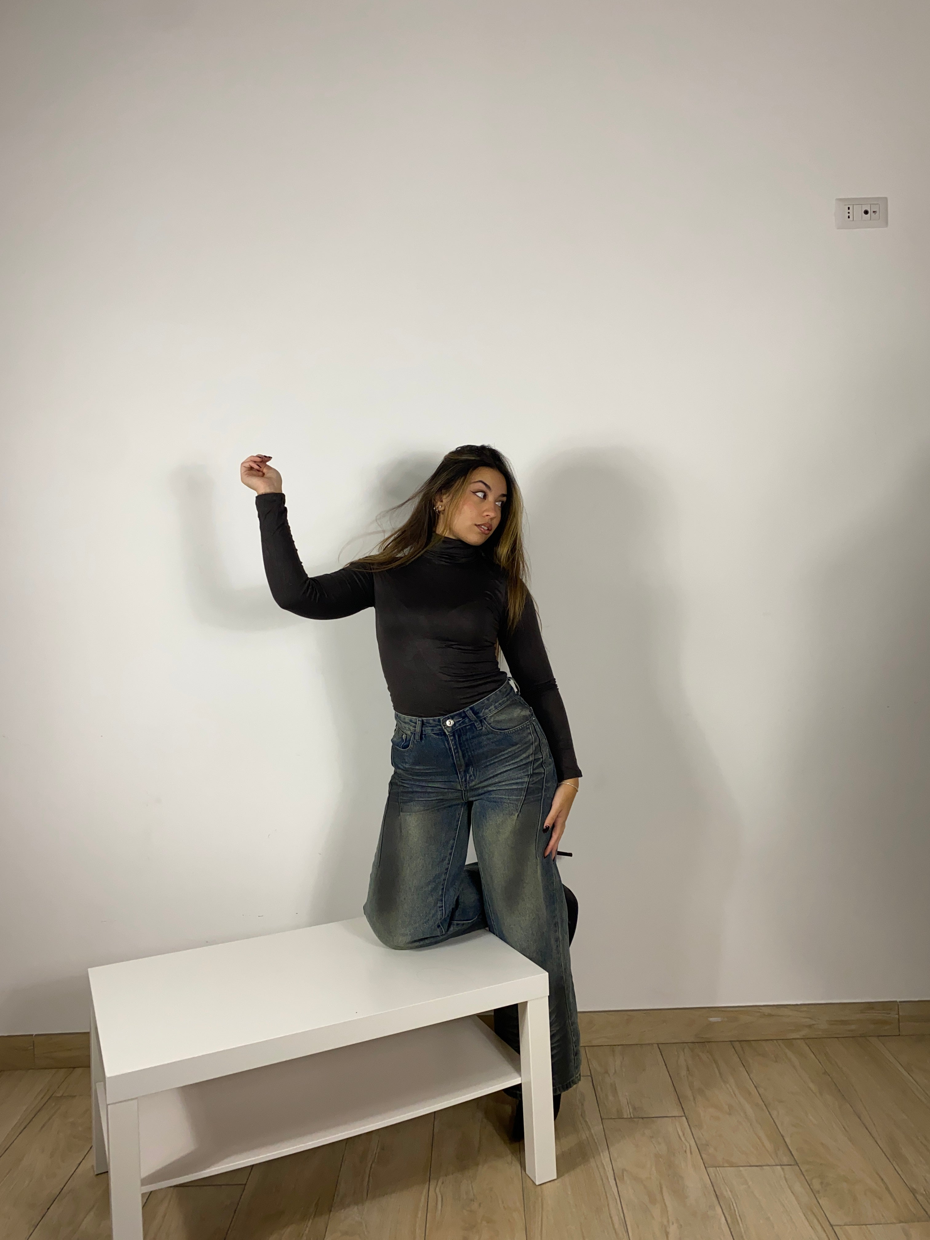 Body burlesco marrone