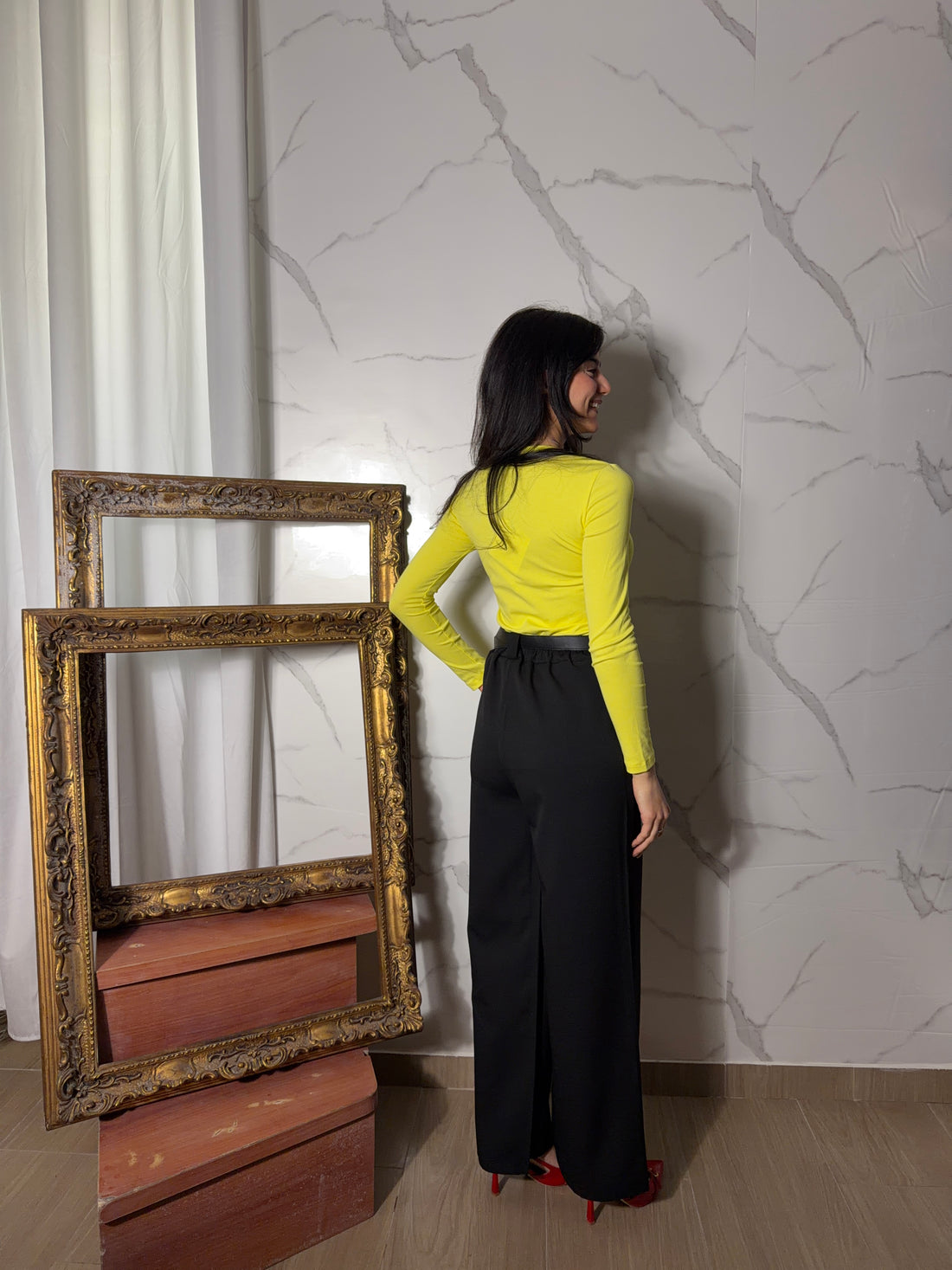 Maglia lumina gialla