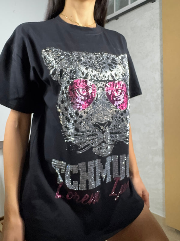 T-shirt oversize Tiger - Wonderstyle