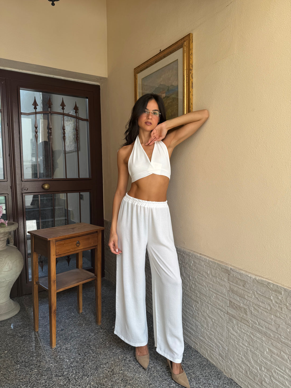 Coordinato Beach bianco