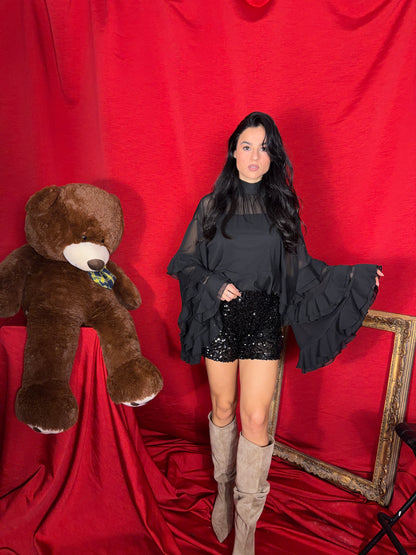 Pantaloncino Overnight nero