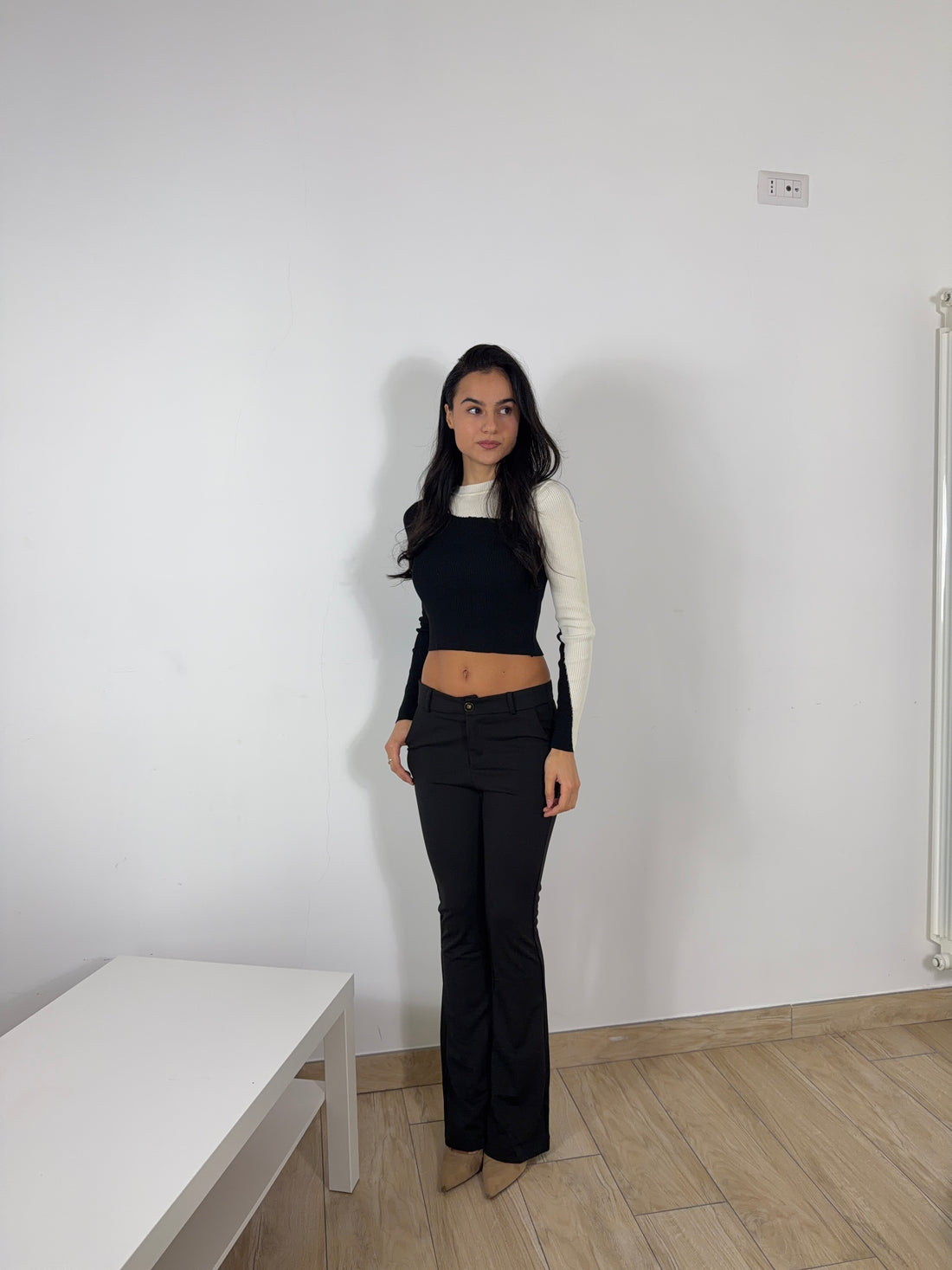 Maglione crop Double