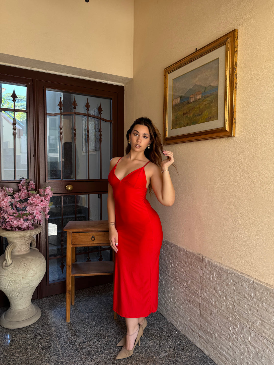 Vestito Kendal rosso