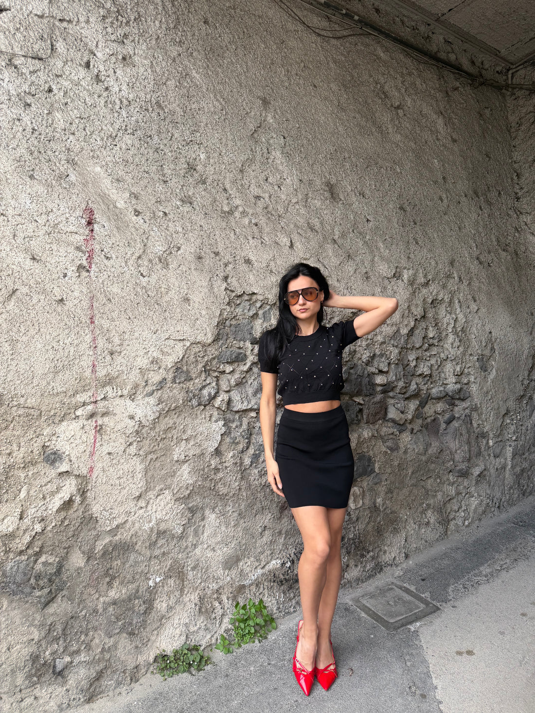 Maglia diamond nera
